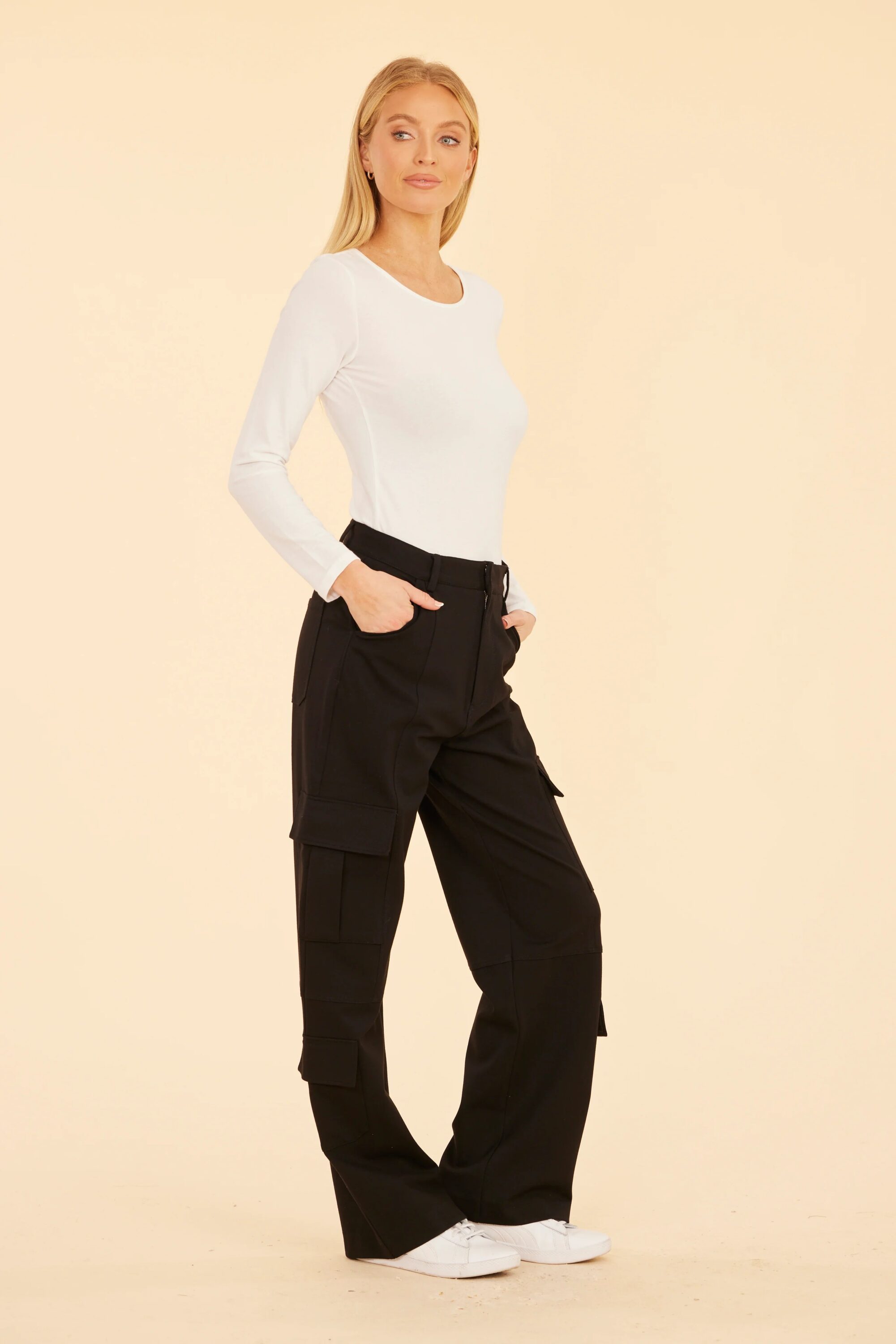 Cargo Ponte Pants - Image 2