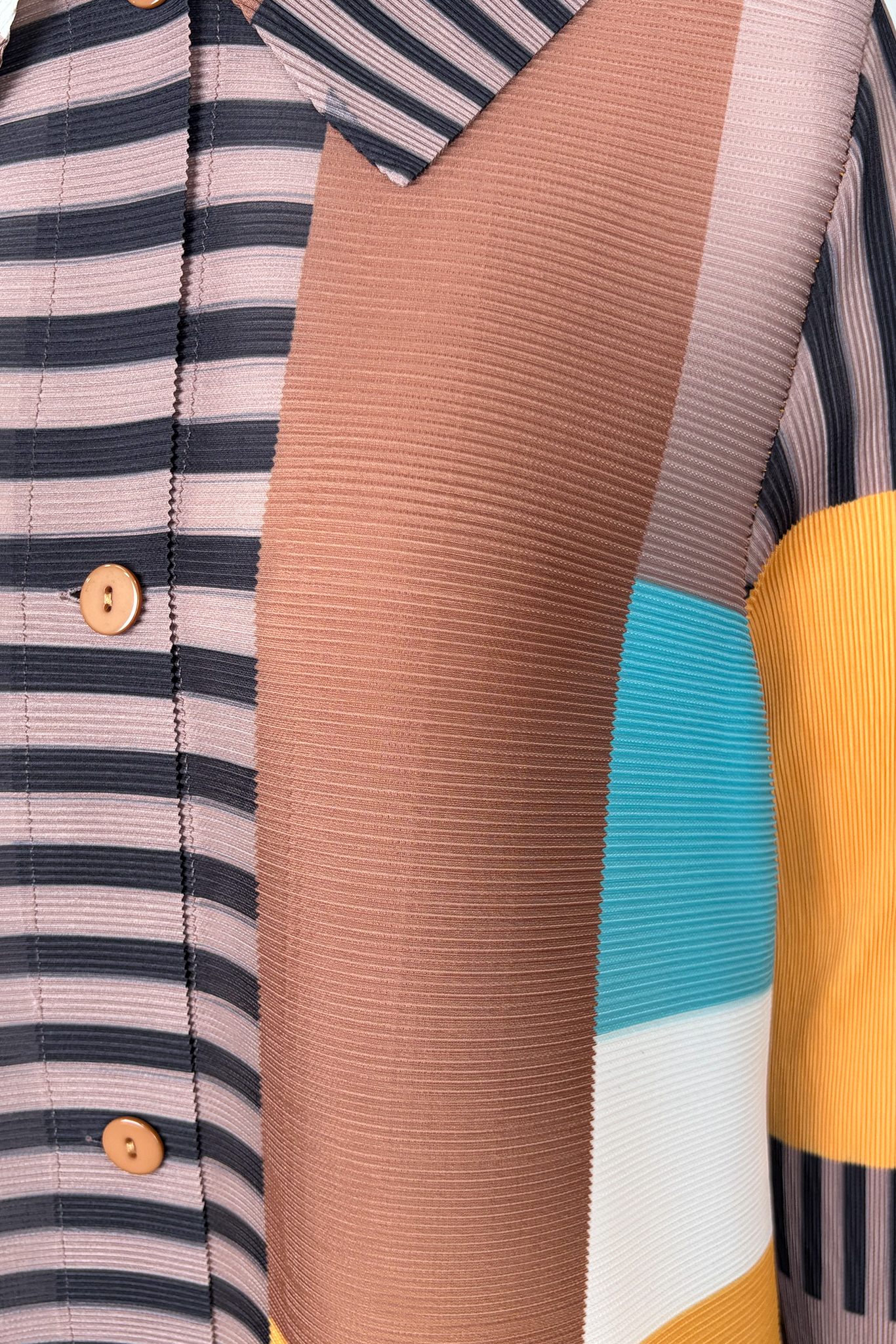 Freya Mondrian Jacket/Dress Latte Mix - Image 3